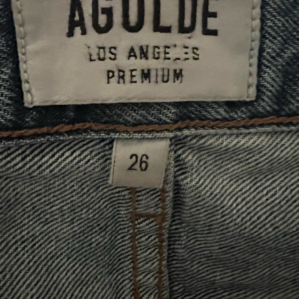 Agolde Midi Rumi Jean Shorts - Picture 2 of 4